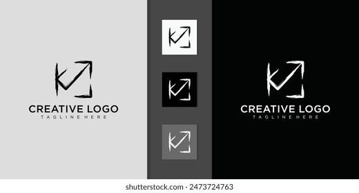 collection of Abstract Symbols vector K Logo Templates