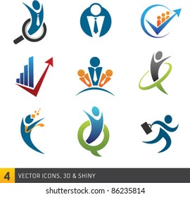 Collection Of Abstract Vector Symbols Isolated On White Background. Graphic Design Editable For Your Design.