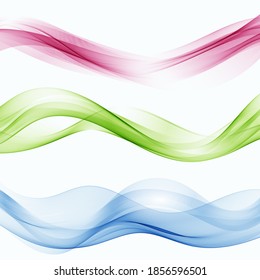 
Collection of abstract vector wave background Wave blue, green, pink. Flow wave