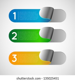 collection of advertising tags, labels, stickers
