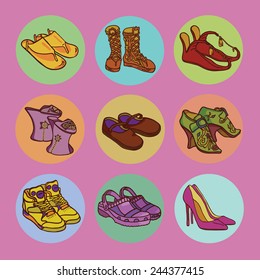 Collection af shoes