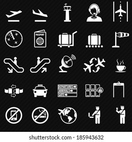 Collection of Airport icons 