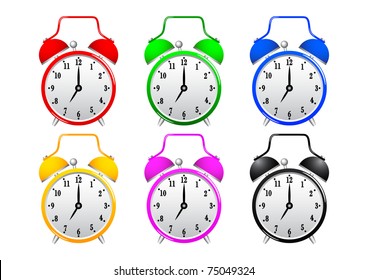 Useful Games Clock Preschool Children Tell Stock Vector (Royalty Free ...