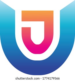 collection alphabet letter abstract color logo vector 