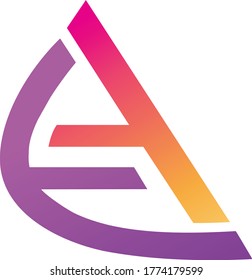 collection alphabet letter abstract color logo vector 