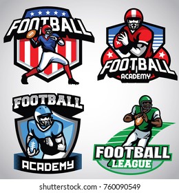 Collection of American Football Badge designs