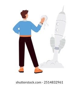 Collection of Analysis and Brainstorming Flat Illustrations  

