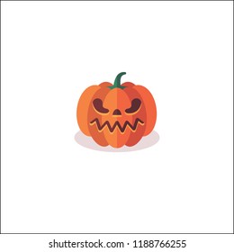 collection of angry Halloween elements