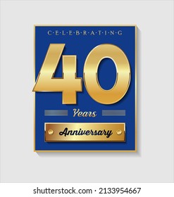 Collection of anniversary logotype celebration emblem