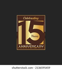 Collection of anniversary logotype celebration emblem