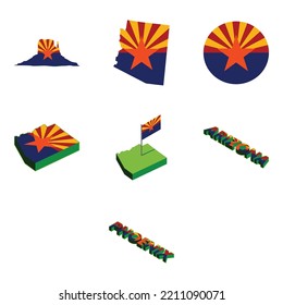 Collection Of Arizona Icon Vector