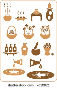 A collection of aromatherapy design elements. (Set No. 2)