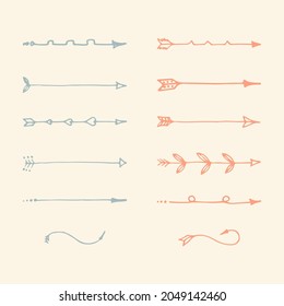 Collection of arrow. Design vector elements