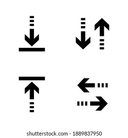 vector de icono de flecha de colección.
para web, medios, campañas de aplicaciones 