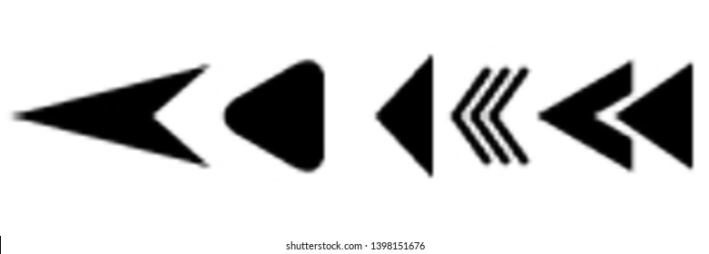 Collection of arrows icons. Up and down trend. Vector illustrator eps10.