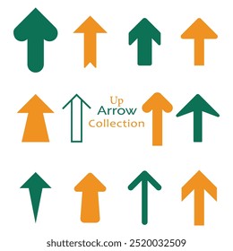 A collection of arrows and arrows with arrows on them.