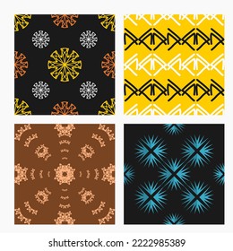 a collection of artistic and elegant seamless patterns. Perfect for home, office, invitation, fabric and other design projects.