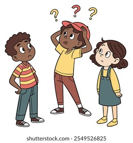 Collection avatars of children. Cute faces of different nationalities boys and girls. Vector illustration