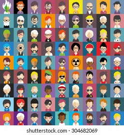 Collection of avatars23 ( 81 Man and woman Characters )