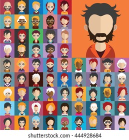 Collection of avatars29 ( 65 Man and woman Characters )