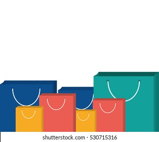 collection bag gift present design vector illustration eps 10