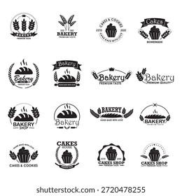 Colección de Logos y Emblemas de Panadería y Pastelería