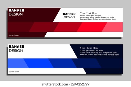 Collection of banner backgrounds. Modern style background design. Business design for banner. Background vector