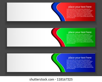 Collection banner design