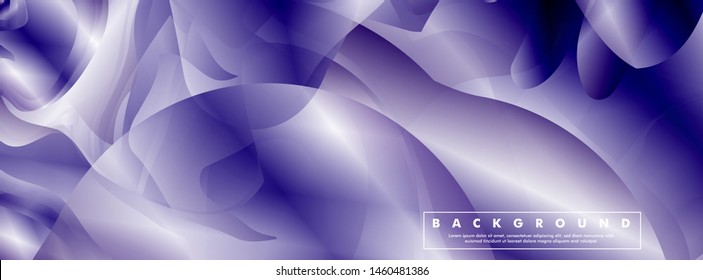 collection of banner sets. background gradient irregular blue waves. vector illustration of eps 10