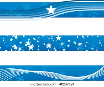 Collection of banners