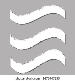 Collection of banners comics. Grunge style templates