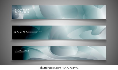 collection of banners, vector backgrounds with wavy colored patterns. suitable for advertisement background etc.
