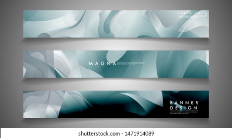 collection of banners, vector backgrounds with wavy colored patterns. suitable for advertisement background etc.