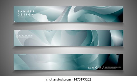 collection of banners, vector backgrounds with wavy colored patterns. suitable for advertisement background etc.