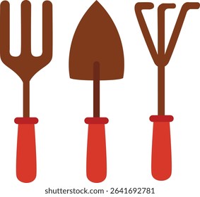 Collection of Basic Garden Hand Tools

