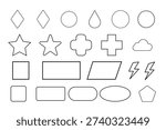 Collection Of Basic Geometric Shape Icons