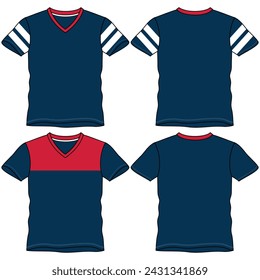 collection of beach sports clothing and blouses for men and women, with cuts or blocks, colors already in simulation for a set of different sports. fashion flat stroke.