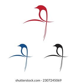 a collection of beautiful and charming bird logos on a white background