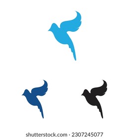 a collection of beautiful and charming bird logos on a white background