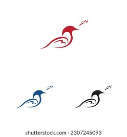 a collection of beautiful and charming bird logos on a white background