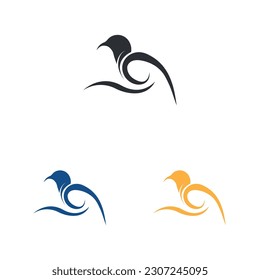 a collection of beautiful and charming bird logos on a white background