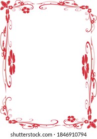 A collection of beautiful and elegant frames for decoration of charters, invitation cards, book covers and more.