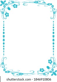 A collection of beautiful and elegant frames for decoration of charters, invitation cards, book covers and more.