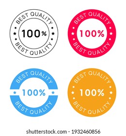 Collection of Best Quality Emblem Badges Vector design. 