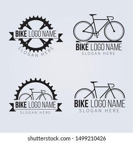 Collection of bicycle logos Vector, Illustration Vector 10