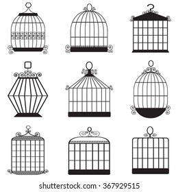 Collection birdcage icons