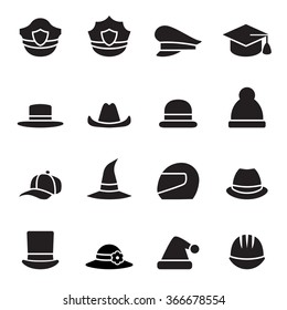 collection of black hat