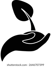 Una colección de iconos de vectores negros que representan el crecimiento de las plantas, las semillas y la energía ecológica. Perfecto para proyectos de diseño agrícolas, ambientales y de temática sostenible.