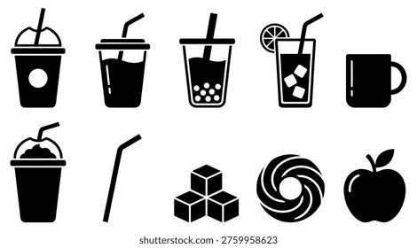 Una colección íconos en