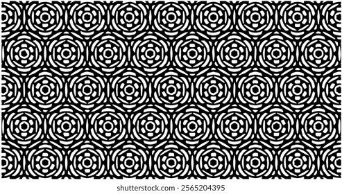 A collection of black-and-white vector background patterns with unique geometric and symmetrical designs. Perfect for use in graphic design, digital applications, wallpapers, or decorative projects.